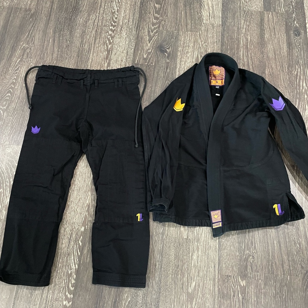 COPY - Kingz "The One"  Jiu Jitsu Gi / Kimono size: A2 Read--A2 slim